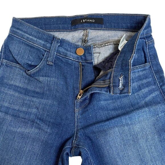 J Brand Enigma Super Skinny Jeans Size 25 Medium Wash Stretch Made In USA - Picture 2 of 8